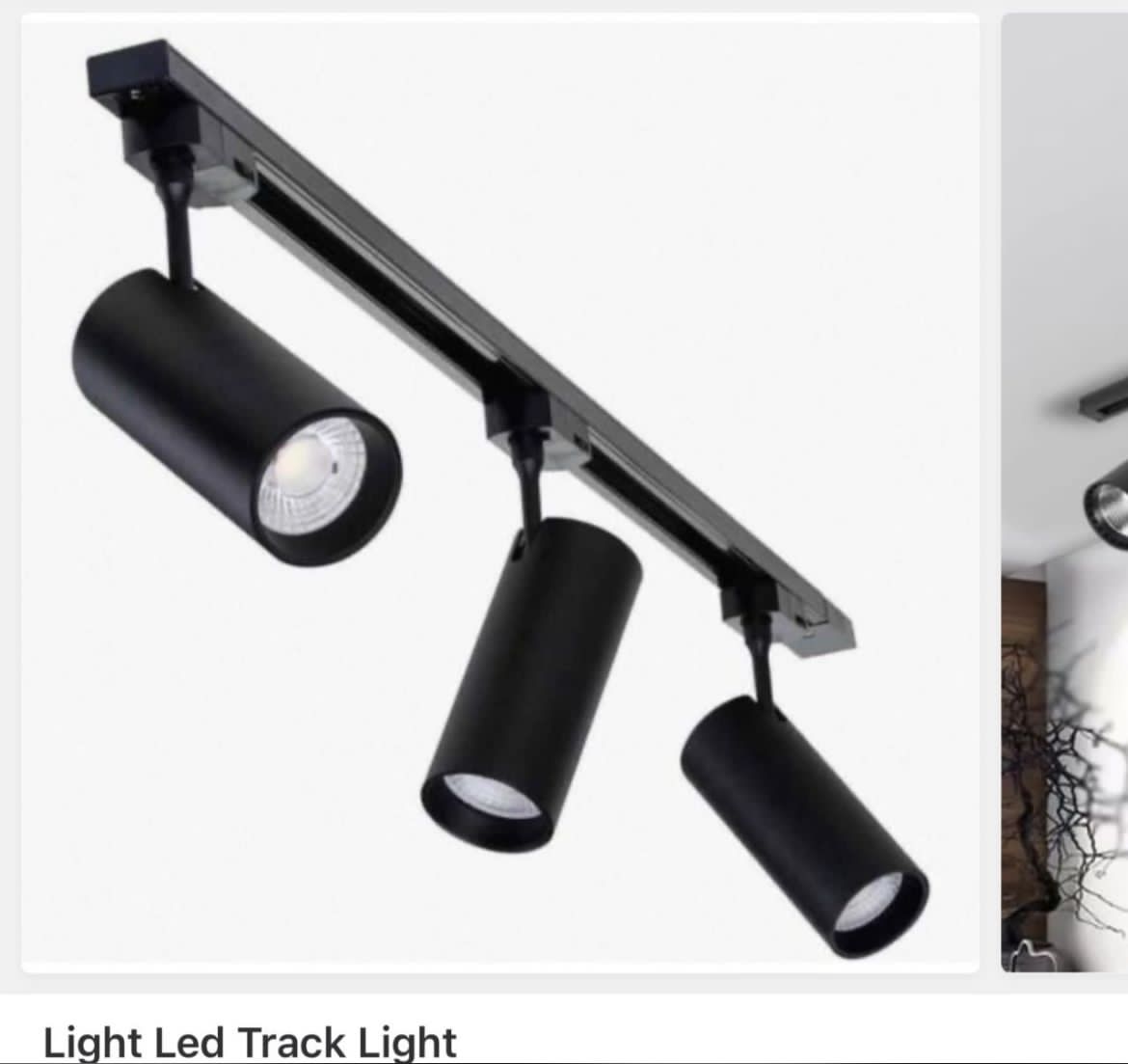 3-Pod LED Track Light Rail System